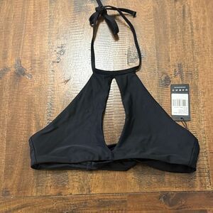 RELLECIGA Black Bikini Top